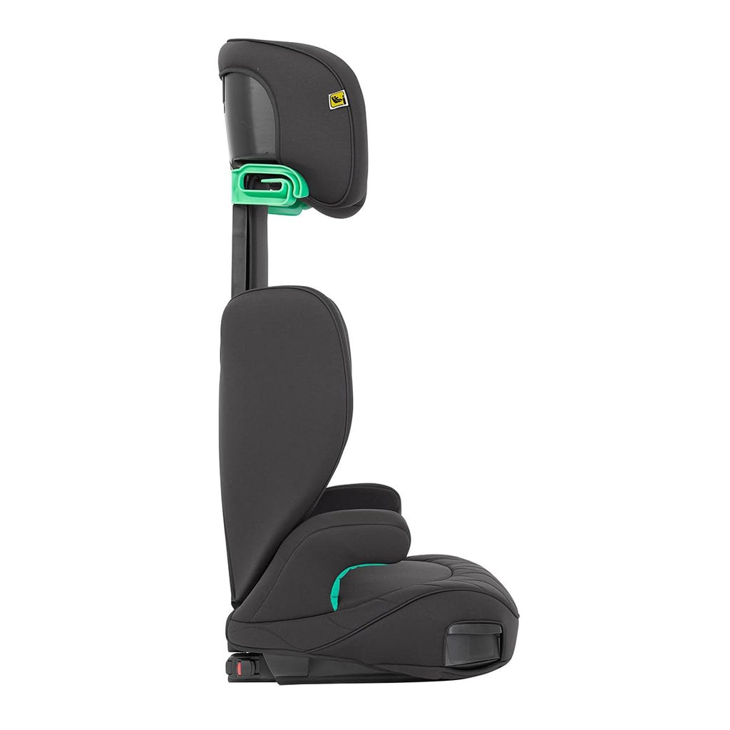 Graco Affix i-Size R129 with ISOFIX Highback Booster car seat with cupholders, Suitable from 100-150cm (approx. 3.5 to 12 years), Midnight fashion