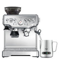 Sage - The Barista Express - Bean to Cup Coffee Machine with Grinder and Milk Frother, Brushed Stainless Steel