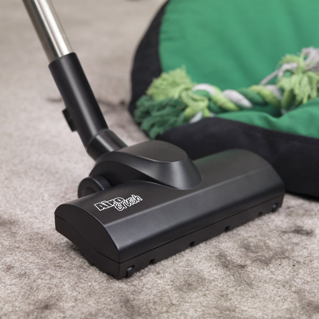 Numatic HVT160 Henry Turbo Vacuum Cleaner with AiroBrush Turbo Head, Microfresh Filtration System, 620W, 6L, Red/Black