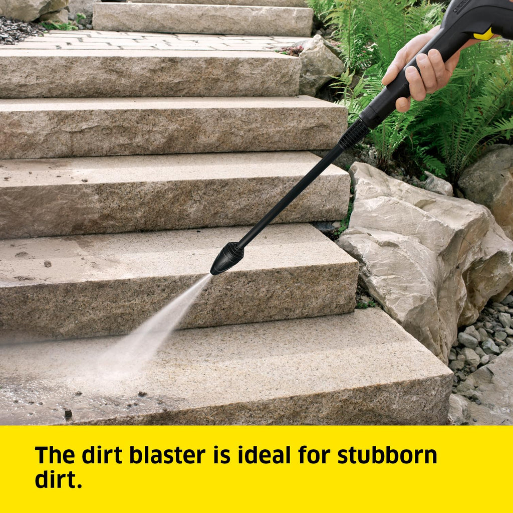 Kärcher K 2 Power Control Home pressure washer, pressure: max. 110 bar, flow rate: 360 l/h, area: 20 m²/h, water filter, weight: 4.0 kg, high-pressure gun, dirt blaster, spray lance, Home Kit