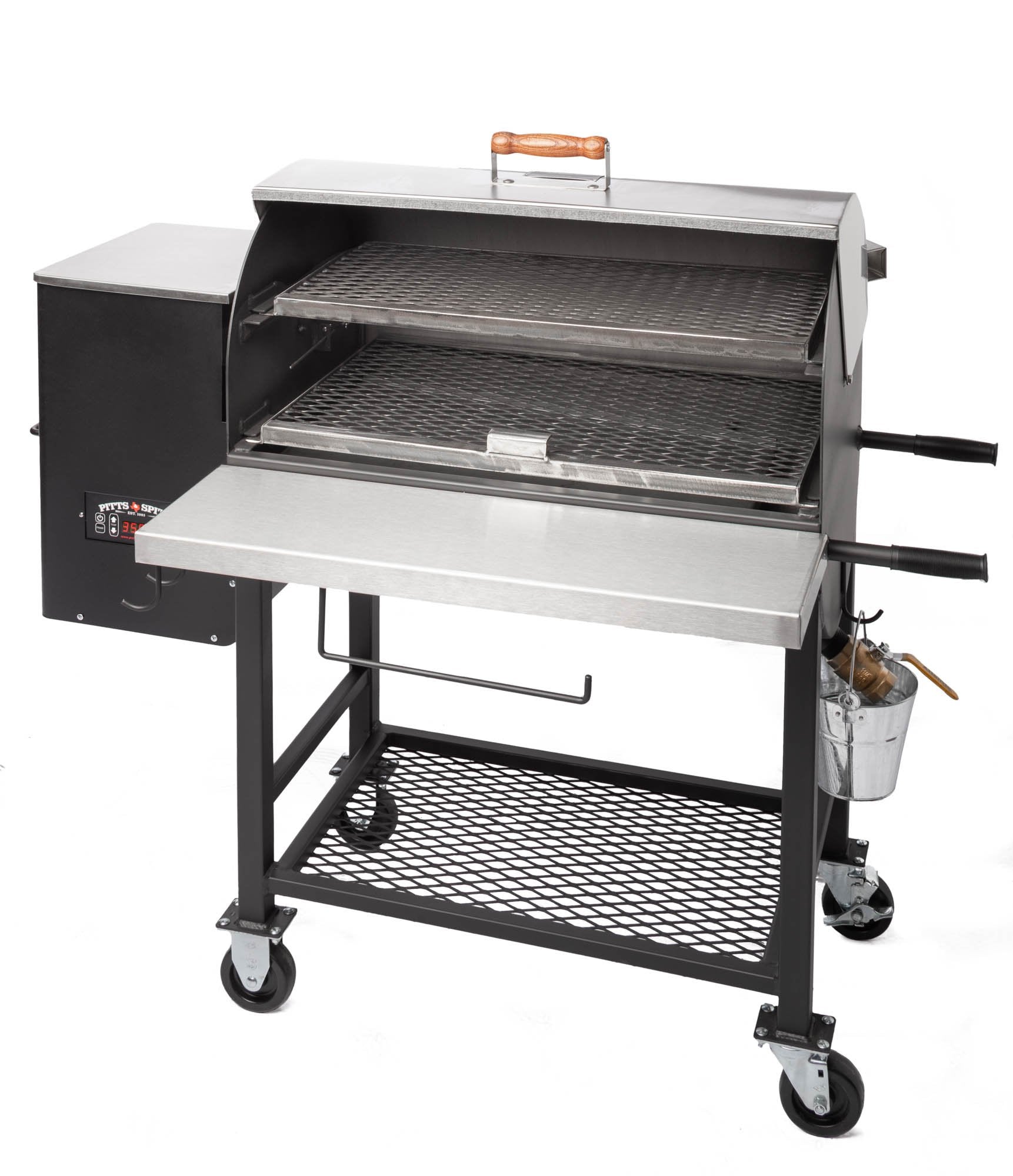 Pitts & Spitts Maverick 850 Pellet Grill w/ Wheel Upgrade